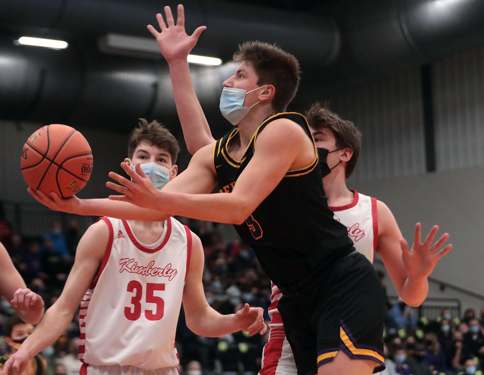 WIAA state boys basketball photo: DeForest's Max Weisbrod